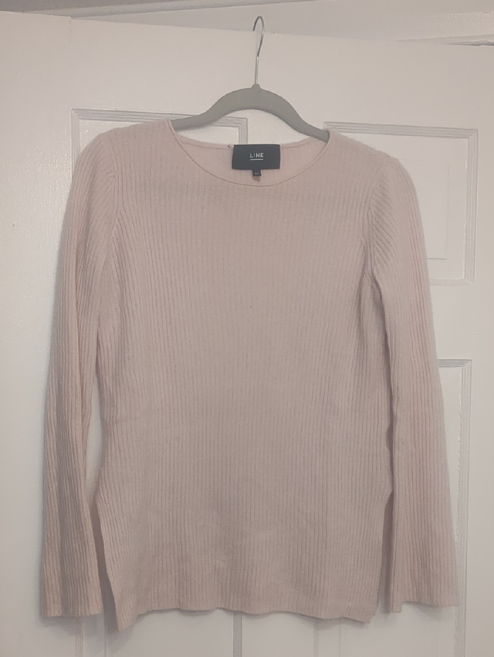 Slim Ribbed Cashmere Sweater - Picture 2 of 5